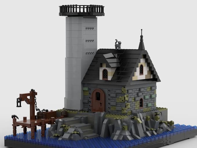 design a custom lego moc in bricklink studio