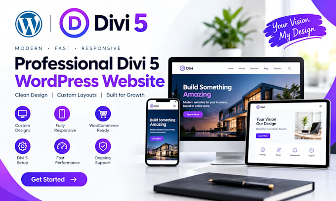 build divi 5 website, divi 5 developer, divi wordpress website