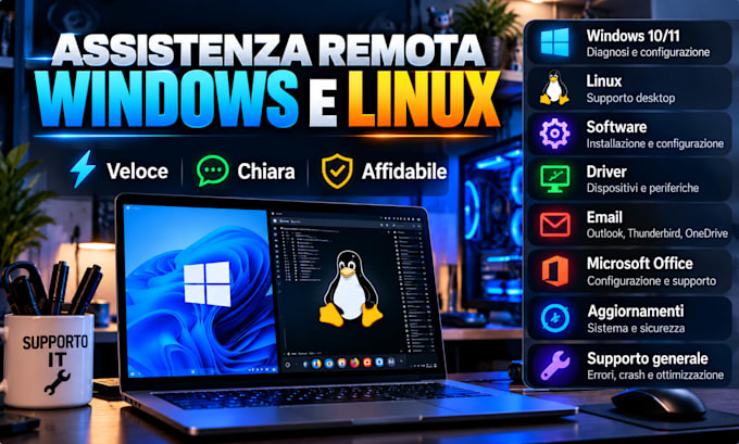 provide remote support for windows and linux systems
