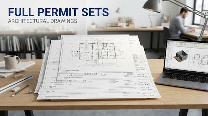 create full architectural permit sets and construction drawings