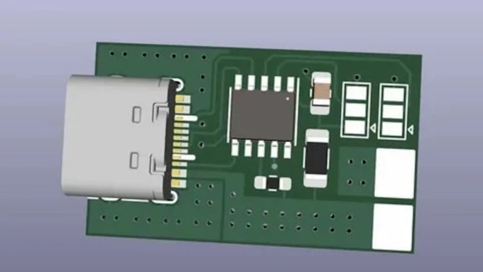 design usb c pcb, charging board, power delivery and connector circuit