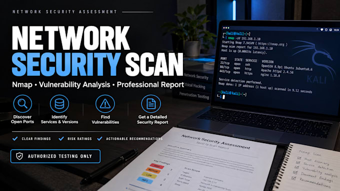 analyze your network scan and create a vulnerability report