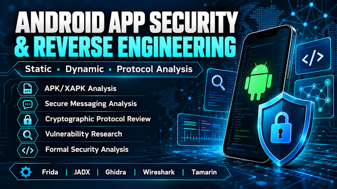 perform android app reverse engineering and security analysis