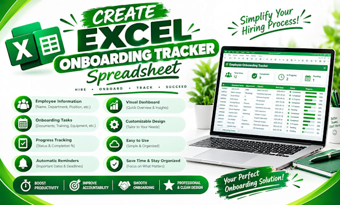 create excel onboarding tracker spreadsheet for consultants clients