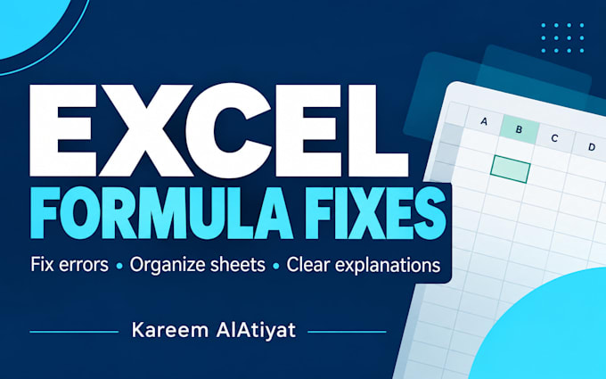 fix excel formulas and organize your spreadsheet