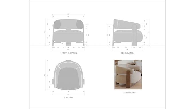 furniture dwg models 1