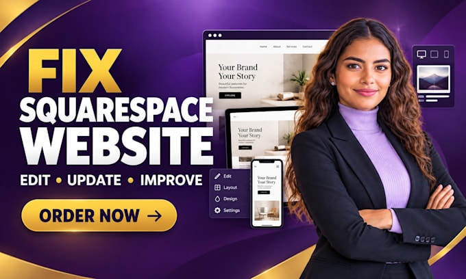 edit squarespace website, fix squarespace website and your customize squarespace