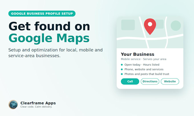 set up and optimize your business profile for google maps