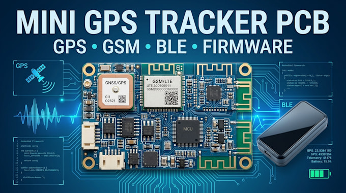 design custom uhf rfid pcb, reader, rf antenna, esp32, mcu and firmware