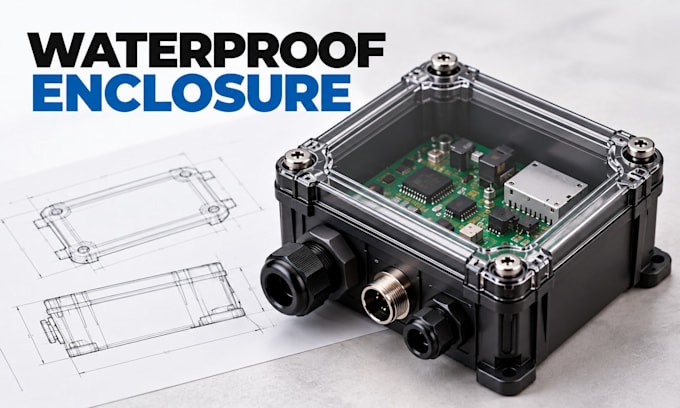 do waterproof enclosure, consumer electronics solidworks pcb hardware prototypes