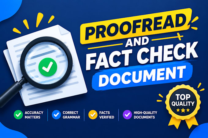 fact check, proof read errors in word documents