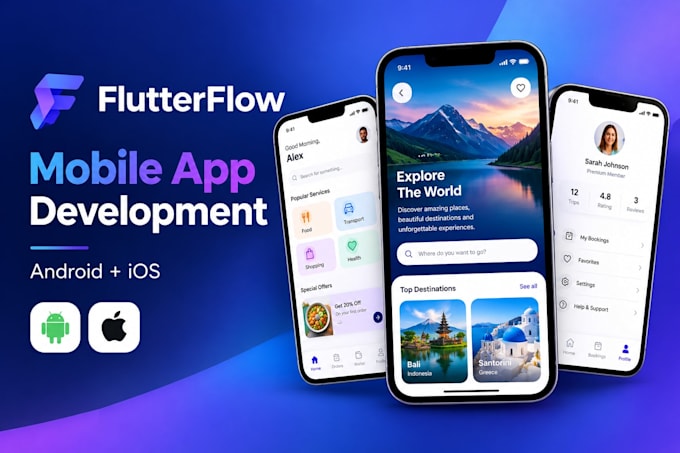 build flutterflow mobile app develop firebase flutterflow mvp app android, ios