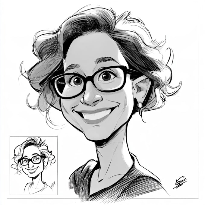 make a portrait sketch for you