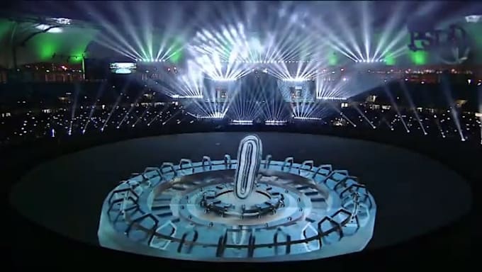 create 3d stadium projection mapping, concert, led stage visuals