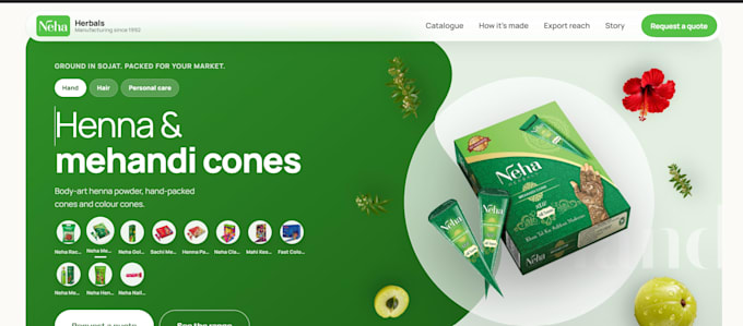 develop wordpress landing page, modern coded landing page