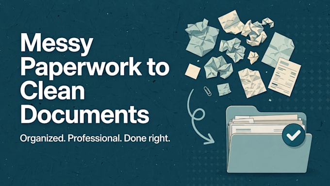 organize your messy paperwork into a simple system you can actually use