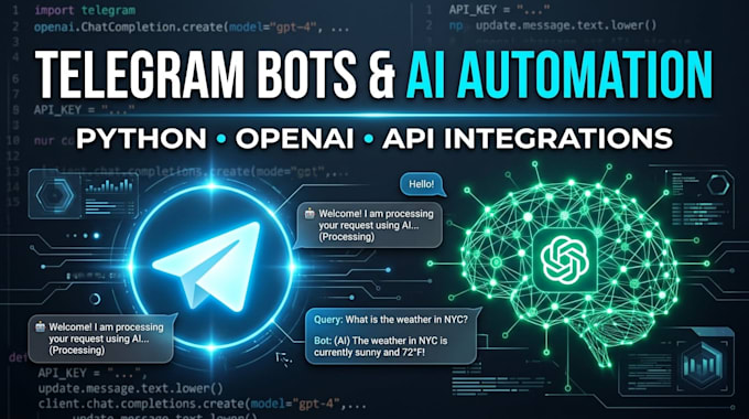 build custom telegram bots with python and openai integration