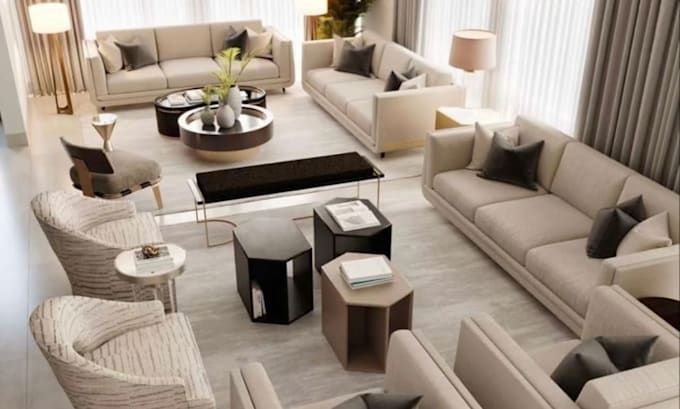 design 3d interior design and realistic interior rendering