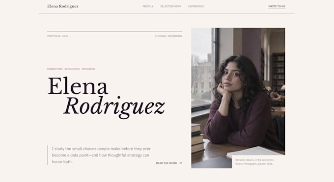 turn your resume into a professional personal portfolio website