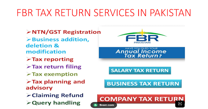 fbr filling of tax return