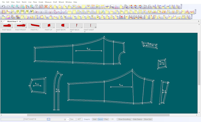 create garment patterns, grading and markers in gerber