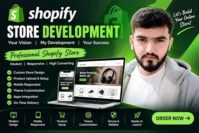 design and develop your shopify store