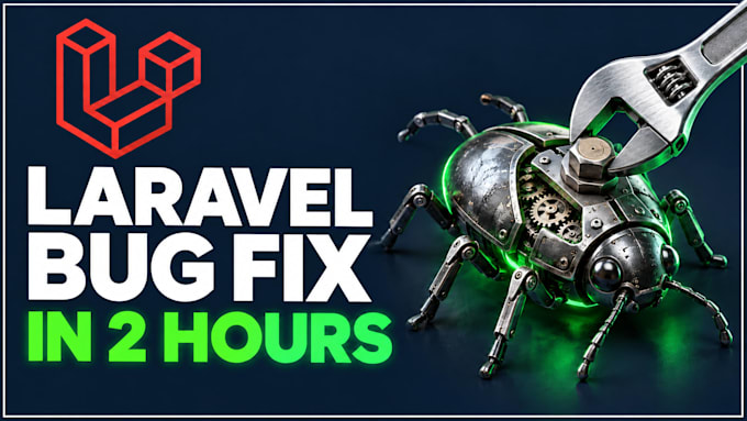 fix laravel bug error and issue within 2 hours
