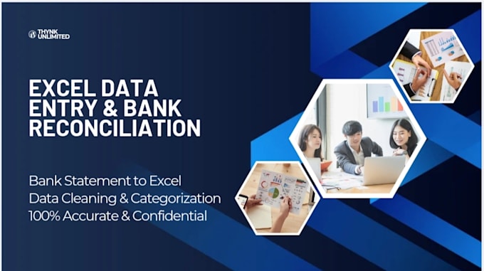do excel data entry and bank reconciliation