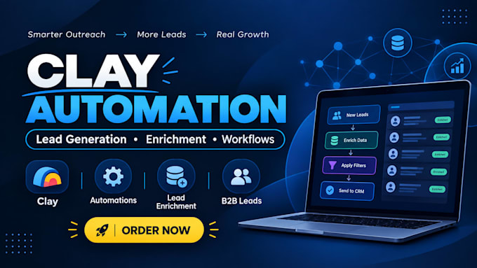 do automated b2b lead generation and web scraping using clay
