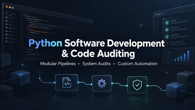 build custom python scripts data pipelines and audit tools