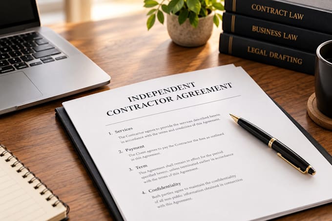 draft an independent contractor agreement