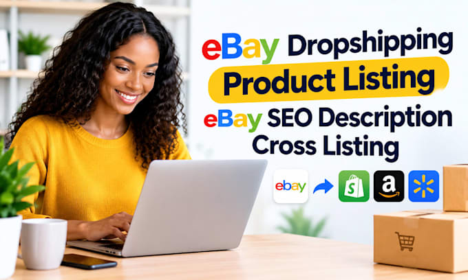 ebay dropshipping product listing ebay SEO description cross listing