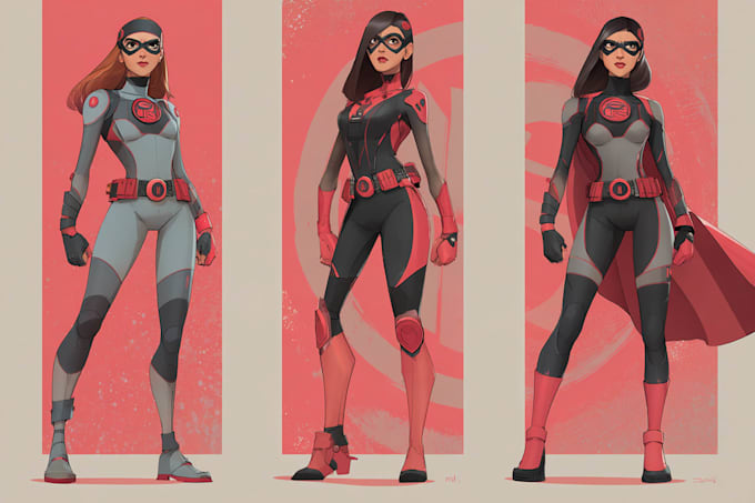 superhero character for comics