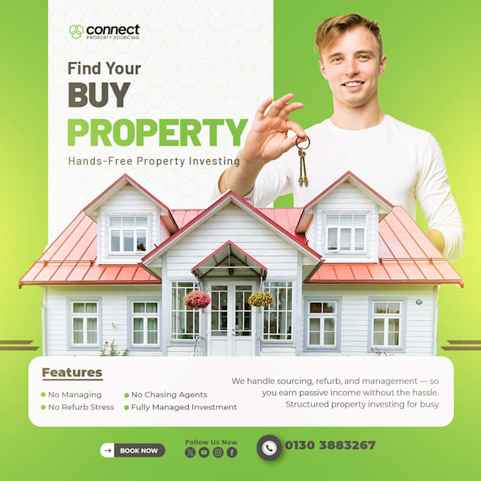 design modern real estate flyers posters and property ads