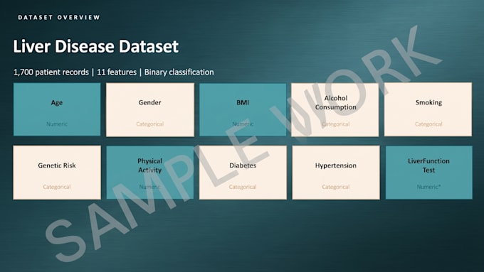 build machine learning classification models for your health or tabular data