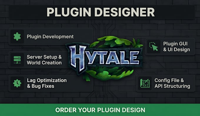 develop custom hytale plugins, scripts, and server tools