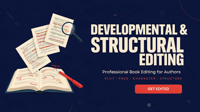 do developmental and structural edits to make your writing unique