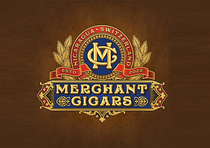 design professional merchant cigar logo