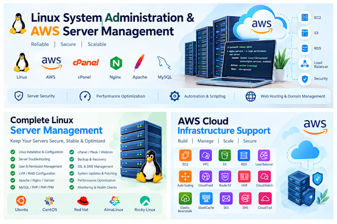 do linux server administration