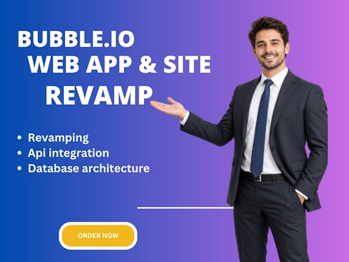 revamp your bubble webapp and bubble website on bubble io