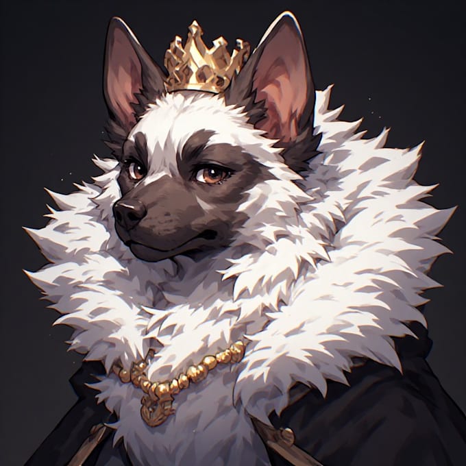 make custom royal pet portrait dog portrait cat portrait