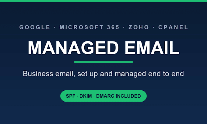 provide end to end managed email hosting for your business