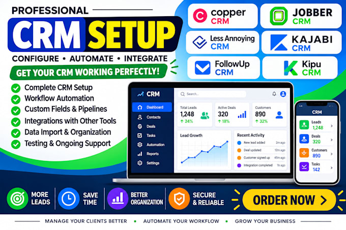 setup copper crm jobber less annoying crm kajabi followup CRM kipu crm