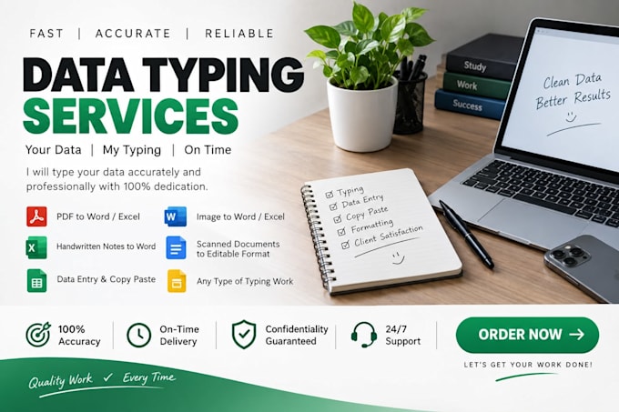 data typing data entry