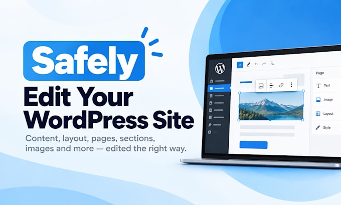 safely edit your wordpress website