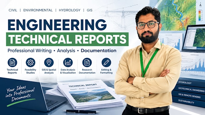 write professional engineering technical reports