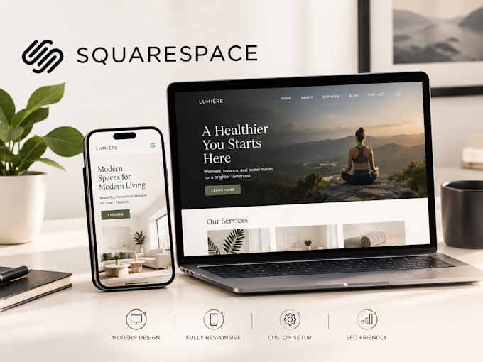 build squarespace website design redesign squarespace ecommerce website