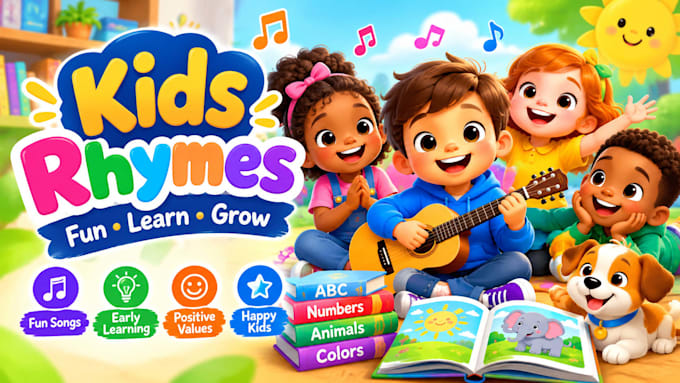 make quality entertaining and educational rhymes for kids