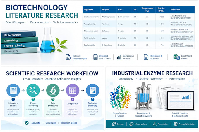 biotechnology or scientific literature research