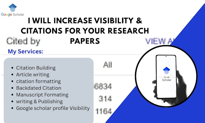 increase google scholar citations and research article visibility